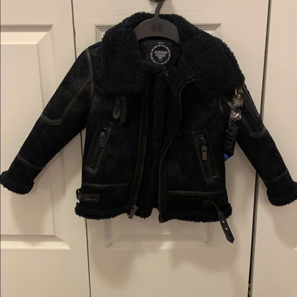 Jordan Craig shearling coat